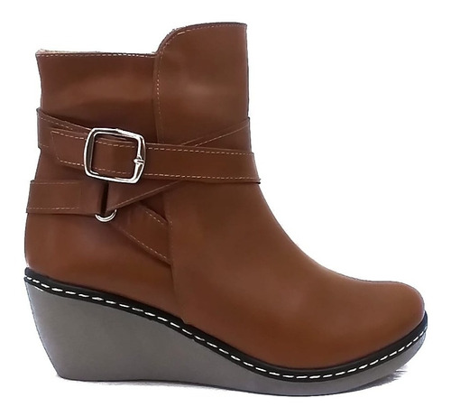 Botas De Mujer Botitas De Cuero Urbanas Comodas Zapatos