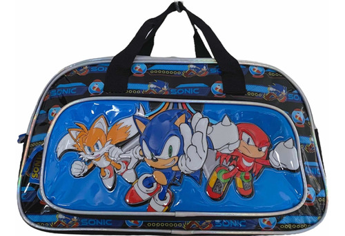 Bolso Sonic Playa Colonia Pileta Lic. Oficial Cresko Niños