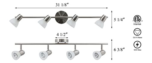 Luz De Riel Xinbei Lighting, Iluminación Moderna De Riel Fij
