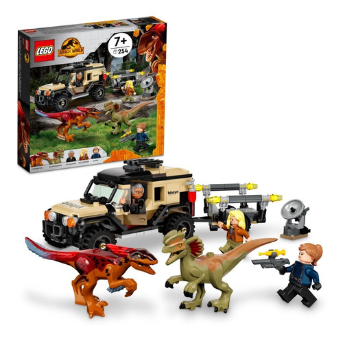 Lego Jurassic World Pyroraptor & Dilophosaurus Transport 