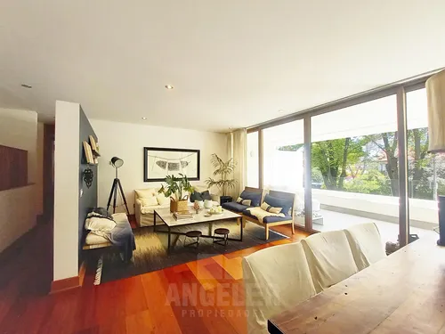 Duplex Con Jardín Y Gran Sala En Piso 1 * 3d/4b En Vitacura