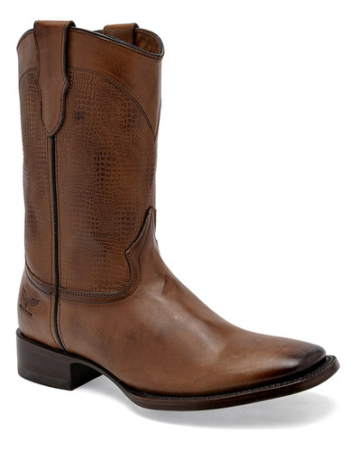 Bota Vaquera Hombre West Wings Camel 125-918