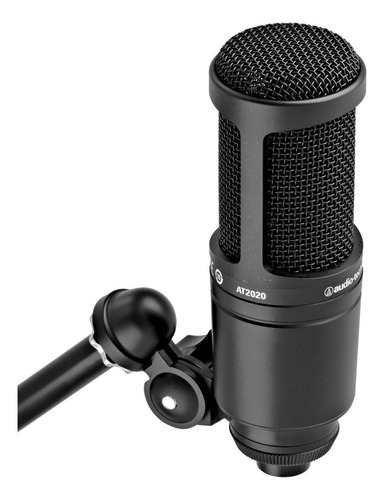 Micrófono Condensador Audio-technica At2020 Color Negro