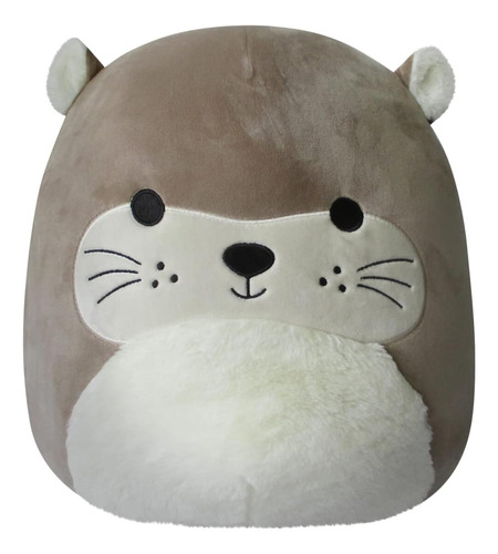 Squishmallows Nutria Marrón Claro De 14 Pulgadas Con Orej...