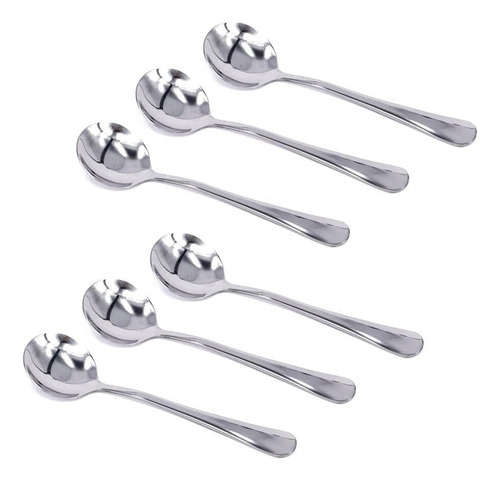 Kingsuper Set De Cuchara De Sopa De Mesa De Acero Inoxidable