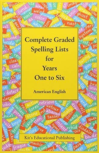 Book : Complete Graded Spelling Lists For Years One To Six.