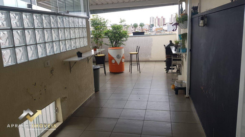 Cobertura Com 2 Dormitórios À Venda, 76 M² Por R$ 285.000,00 - Vila Linda - Santo André/sp - Co1046