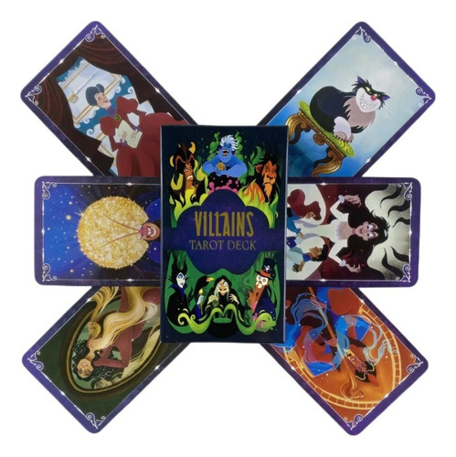 Tarot Villains Villanos Disney-alternativo + Instructivo Pdf