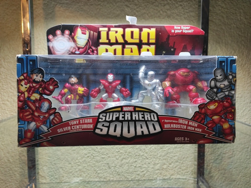 Ser Iron Man Súper Hero Squad - Hulkbuster Silver Centurion