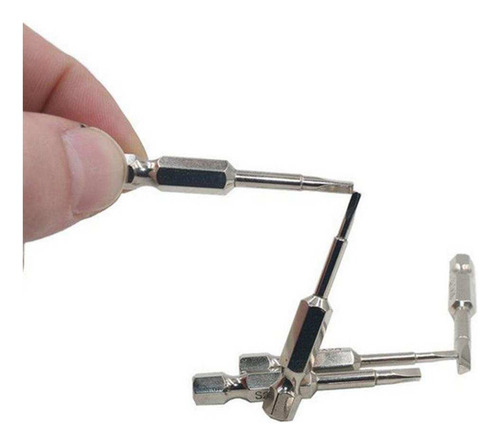 Pacote De 6 Pontas De Chave De Fenda Triangulares 1/4 Cabeça