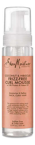 Sheamoisture Curl Mousse Para Frizz Control De Coco Y Hibisc
