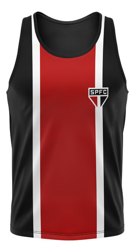 Camisa Regata São Paulo Fc Oficial Plus Size Licenciada Nova