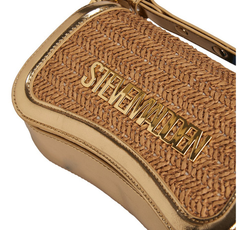 Bolsa shoulder BTOOMS color dorado Steve Madden