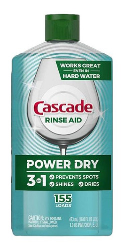 Cascade Rinse Aid Abrillantador Para Lava Vajillas 473 Ml