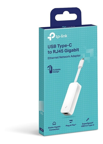 Adaptador Tp-link Usb-c 3.0 Para Lan Rj45 10/100/1000mbps