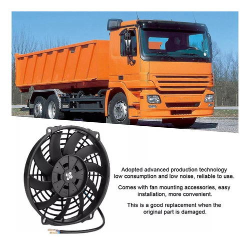 Ventilador De Condensador 24v 9 Universal Car
