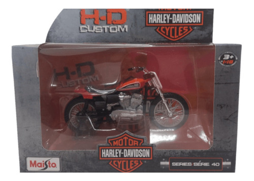 Harley Davidson #1 Xr750, Escala 1/18, Maisto, 12cms Largo. 