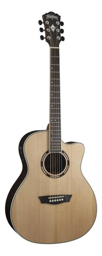 Guitarra acústica Washburn Apprentice AG70CE para diestros natural brillante
