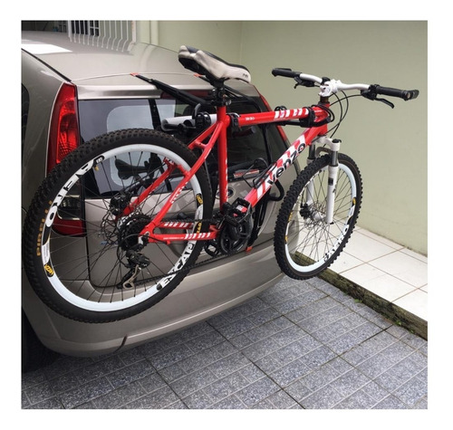Imagem 4 de 7 de Transbike Suporte P/ 2 Bikes Universal Hatch Sedan