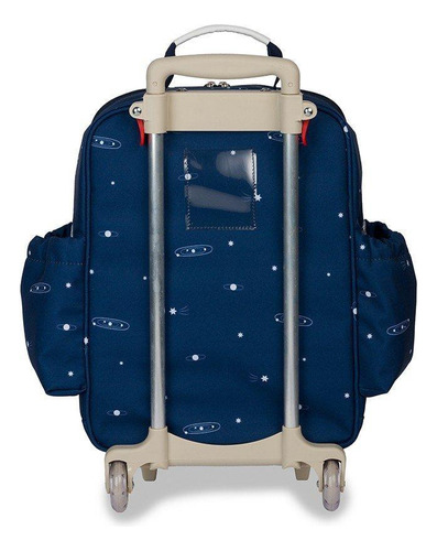 Mochila Infantil Masterbag Kids Com Rodinhas Foguete