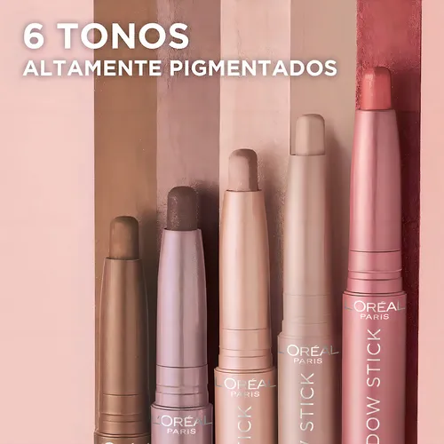 Sombra De Ojos En Barra Paradise De L'oreal Paris Sombra Cloudy Rose 118
