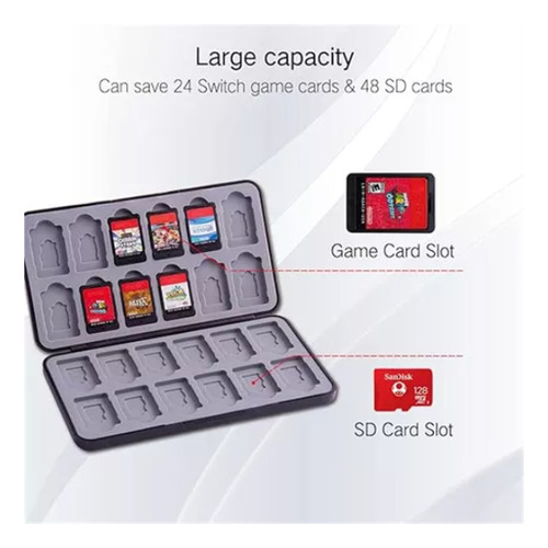 Caja Estuche 24 Juegos Para Nintendo Switch Pokedex
