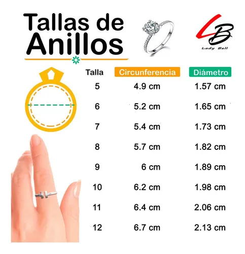 Talla 7 de anillo mujer sales