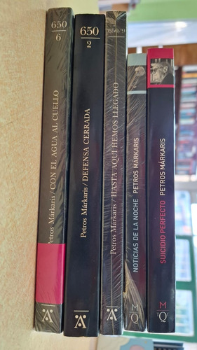 Colección Libros De Petros Márkaris (tusquets)