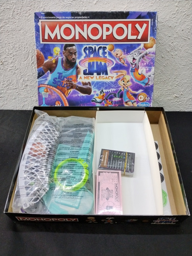 Monopoly Space Jam A New Legacy Hasbro Juego De Mesa 2021 (Usado)