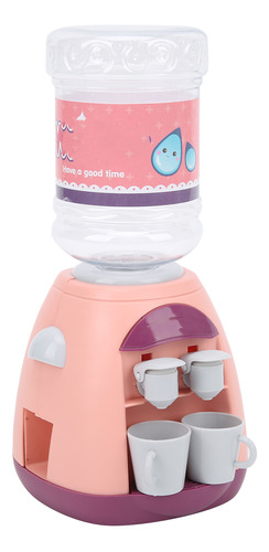 Minidispensador De Agua Rosa Con Dibujos Animados Para Bebid