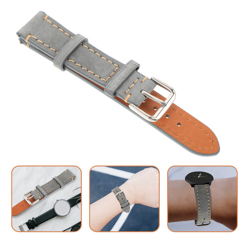 Correa De Reloj: Correa De Gamuza Suave Grace
