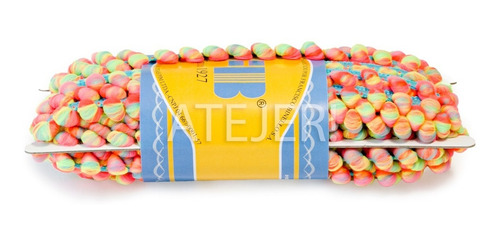 Imagen 2 de 3 de Galón Mini Pompón Marca Fb De 15mm X 10 Metros Combinado
