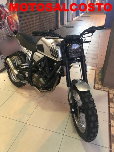 Imagen 3 de 5 de Moto Daytona Scrambler 250cc Radiador Aceite Y Barra Inverti