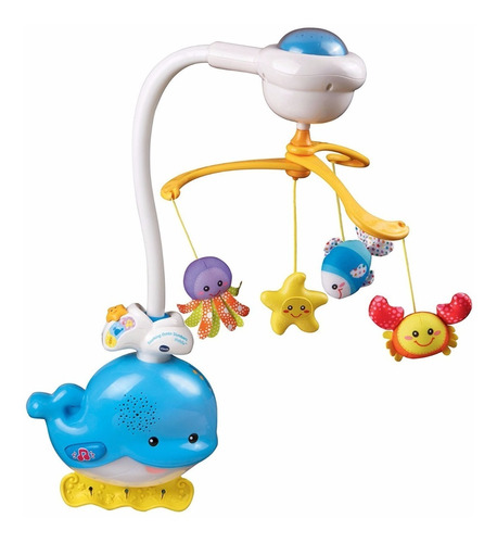 Vtech Bebe Juguete Móvil De Cuna, Sueños Del Mar, Musica 2-1