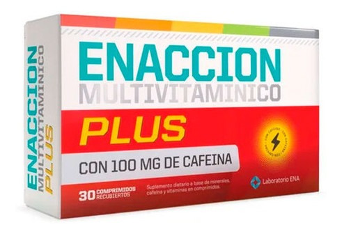 Multivitaminico Enaccion Plus Con Cafeina X 30 Comprimidos