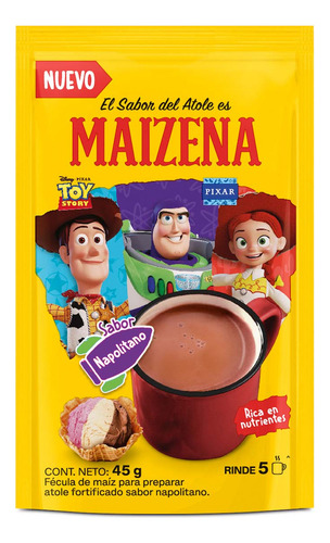 Atole Maizena sabor Napolitano 45g