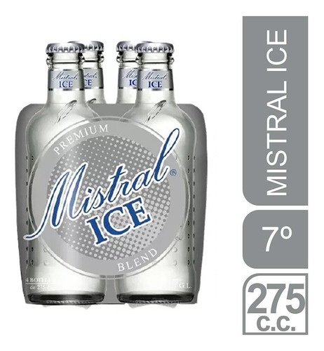 Pack 4 Cóctel Mistral Ice Blend 275cc