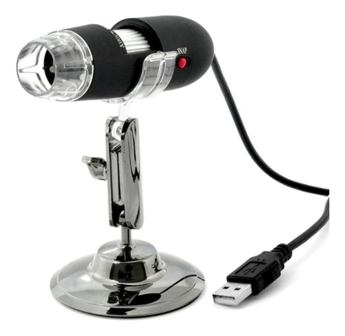 Microscopio digital USB con iluminación LED con zoom de 1000x
