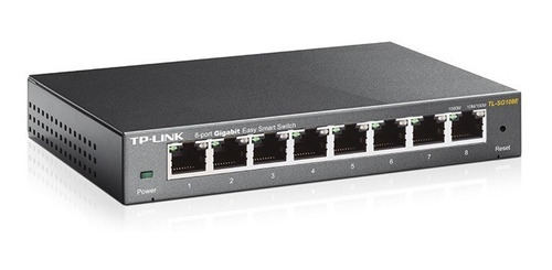 Imagem 1 de 6 de Switch Gerenciável Easy Smart Gigabit De 8 Portas Tl-sg108e