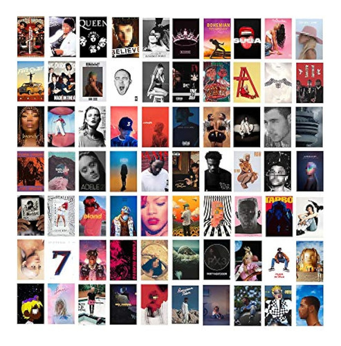 Btaidi 70 Pcs Album Cover Aesthetic Pictures Wall Collage Ki