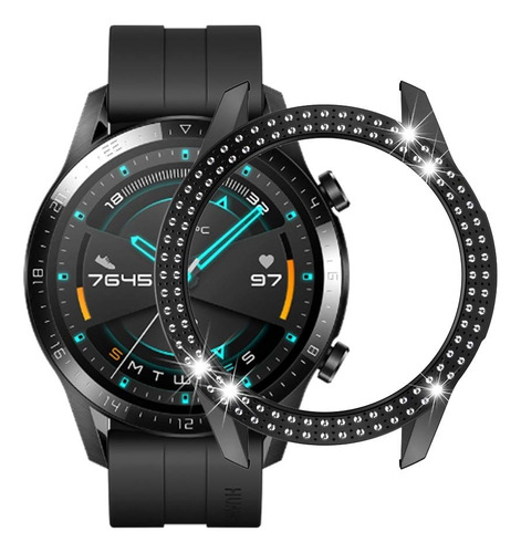 Caoming For Huawei Gt2 46mm Pc Caja Reloj Diamante Doble :