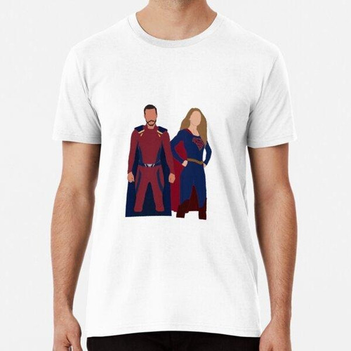 Remera Melissa Benoist Y Chris Wood Algodon Premium