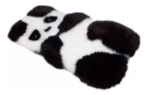 Alfombra Peluda Piel Sintetica Diseño De Oso Panda / Koala