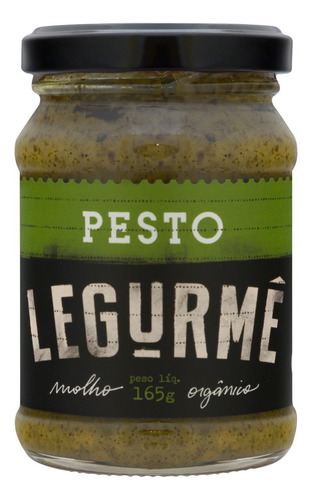 Molho Pesto Orgânico Legurmê Vidro 165g