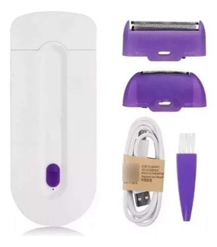 Depiladora Indolora Corporal Recargable Con Usb