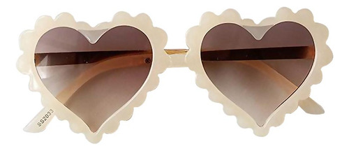 3 Gafas De Para Niños Con Diseño De Corazón Gafas Beige