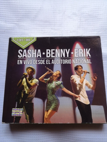 Sasha Benny Erik En Vivo Desde El Auditorio Álbum Triple Cds