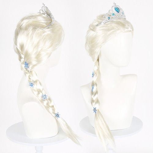 General Princesa Corte De Cabelo Elsa Do Gelo Para Meninas