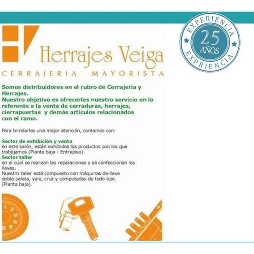 Imagen 8 de 8 de Barral Antipanico Jaque Simple Con Acceso Exterior Pomo Con Llave