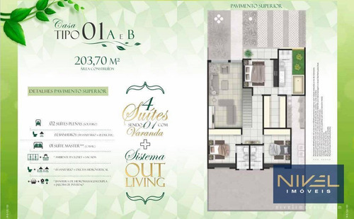 Imagem 23 de 30 de Sobrado Com 4 Dormitórios À Venda, 203 M² Por R$ 1.250.000,00 - Santa Genoveva - Goiânia/go - So0017